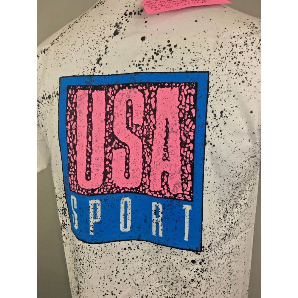 Vintage Miller T Shirt USA Sport New Dead Stock Size L Single Stitch Surf Skate - Picture 10 of 10